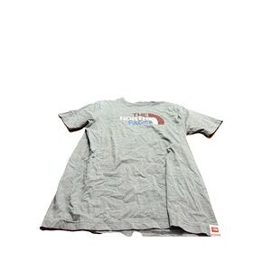 The North Face Mens Grey Slim Fit Short Sleeve Shirt! XL